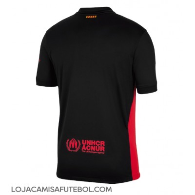 Camisa de Futebol Barcelona Equipamento Secundário 2024-25 Manga Curta Camisa de Futebol Barcelona Equipamento Secundário 2024-25 Manga Curta